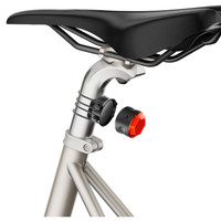 Luce per bicicletta, monopattino mini led rosso ma