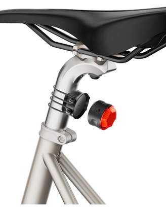 Luce per bicicletta, monopattino mini led rosso ma