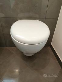 Coppia di sanitari sospesi Catalano, wc e bidet