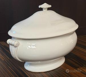 Antica Zuppiera Ovale S.C. Richard Milano-Fine 800