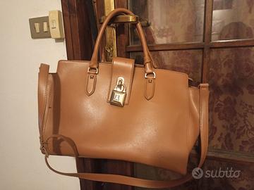 Borsa Patrizia Pepe in vera pelle Saffiano