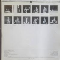 calendario vintage 1991 GIFAS Electric fotografi
