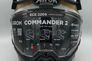 Casco Airoh Commander 2 Doom Gold Matt