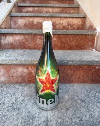Bottiglia vuota heineken magnum da 1,5 litri