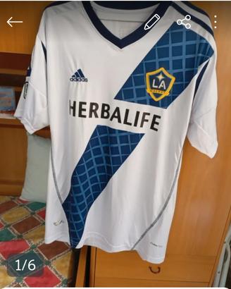 maglia calcio la galaxy tg L 