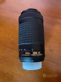 Obiettivo Nikon 70-300 mm