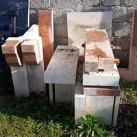 Struttura completa per camino in marmo naturale