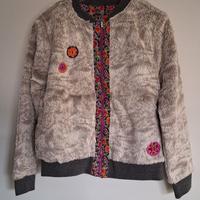 giubbotto giacca bambina 8 anni TUC TUC pile