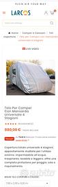 Telo copricamper larcos 4 stagioni