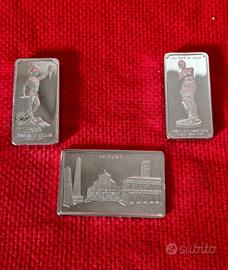 tre lingotti argento Intercoins 