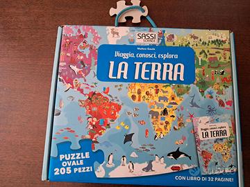 Viaggia, Conosci, Esplora: La Terra Puzzle Libro