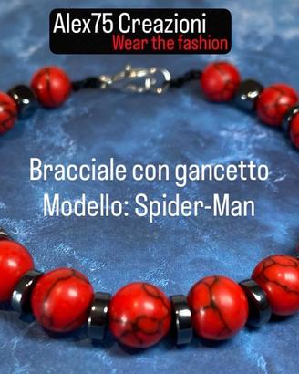 Bracciale con gancetto Modello: Spider-Man