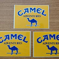 Lotto 3 adesivi CAMEL Adventures