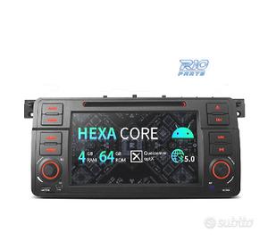 RADIO GPS ANDROID 14 BMW E46 4GB DI RAM 64GB DI RO