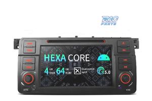 RADIO GPS ANDROID 14 BMW E46 4GB DI RAM 64GB DI RO