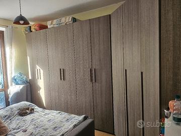 Armadio 6 ante + cabina armadio + terminale