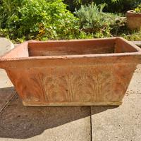 Vaso in terracotta decorato