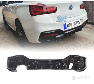 DIFFUSORE BMW F20 LCI 15- LOOK COMPETITION NERO LU