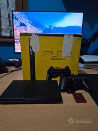 PS2 Slim Boxata SCPH-70004 M0D Matrix con Pad