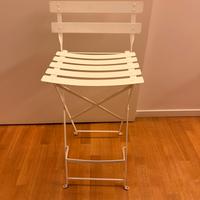 Sedia Emu pieghevole bancone bar bianca