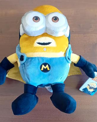 Morbido peluche Minion supereroe Super Hero 27 cm