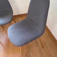 4 Sedie imbottite design nordico