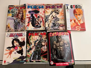 Manga misti - Ken, GTO,  Bleach, Berserk