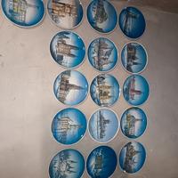 16 piatti da collezione 