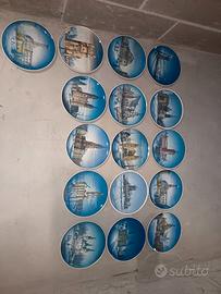 16 piatti da collezione 