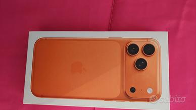 Scatola iPhone 17 Pro Max Arancio – vuota completa
