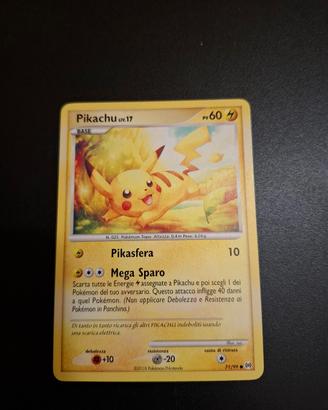 Pikachu 71/99 Pokemon Arceus 2010 Carte da Gioco