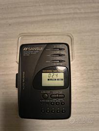 walkman sansui e audiocassette 