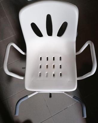 Sedia da vasca con schienale