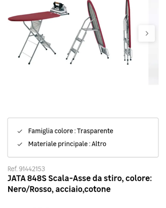 Asse da stiro/scaletta