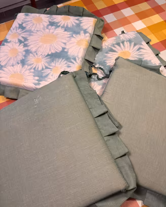 Set da 4 cuscini sedia giardino