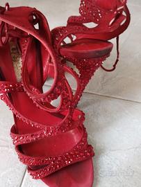 sandalo casadei originale rosso
