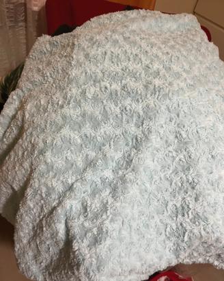 Morbida copertina turchese