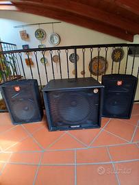 Sistema Audio Professionale completo
(JBL – KMT –