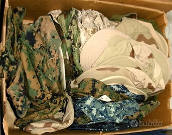50 berretti militari americani, misto mimetici