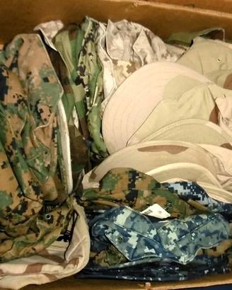 50 berretti militari americani, misto mimetici