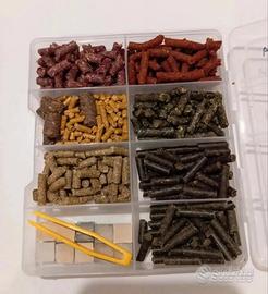 Kit di pellet per lumache e gamberetti d'acquario 