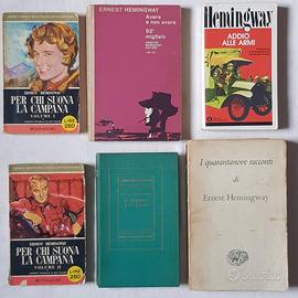 Hemingway Ernest 7 Libri, alcuni vecchi