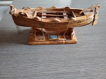 Gozzo in legno modellino