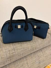 Mini save my bag +pochette blu
