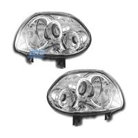 FARI PER RENAULT CLIO 98-01 ANGEL EYES FONDO CROMA