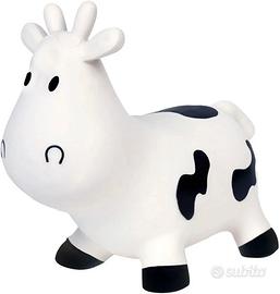 Mucca gonfiabile cavalcabile