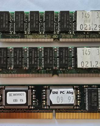 moduli memorie Ram vintage