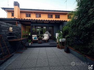 VILLA A SCHIERA A TREVIGNANO ROMANO