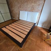 Letto con rete matrimoniale