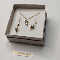 set collana e orecchini 